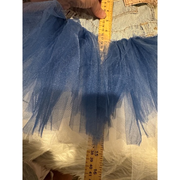 blue dresser canada White Collar Dress - Denim Waist Corset